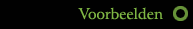 Voorbeelden