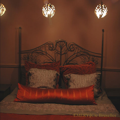 Emery & Cie... | Embroidered silk cushions
