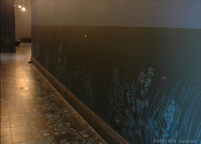 Emery & cie behang per meter definitie 08 Lambrisering met behang