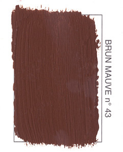 Peinture acrylique couleur brun mauve | EMERY&Cie