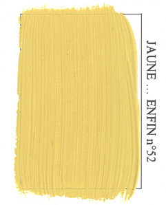 Peinture acrylique couleur jaune enfin | EMERY&Cie