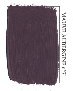 Peinture acrylique couleur mauve aubergine | EMERY&Cie