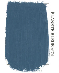 Peinture acrylique planète bleu | EMERY&Cie