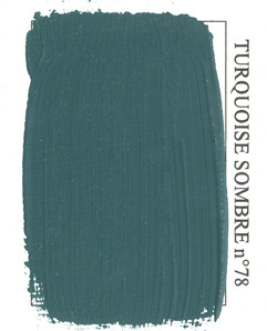 Peinture acrylique couleur turquoise sombre | EMERY&Cie