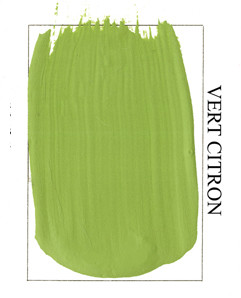 Peinture acrylique couleur vert citron | EMERY&Cie