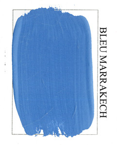 Peinture acrylique couleur bleu Marrakech | EMERY&Cie