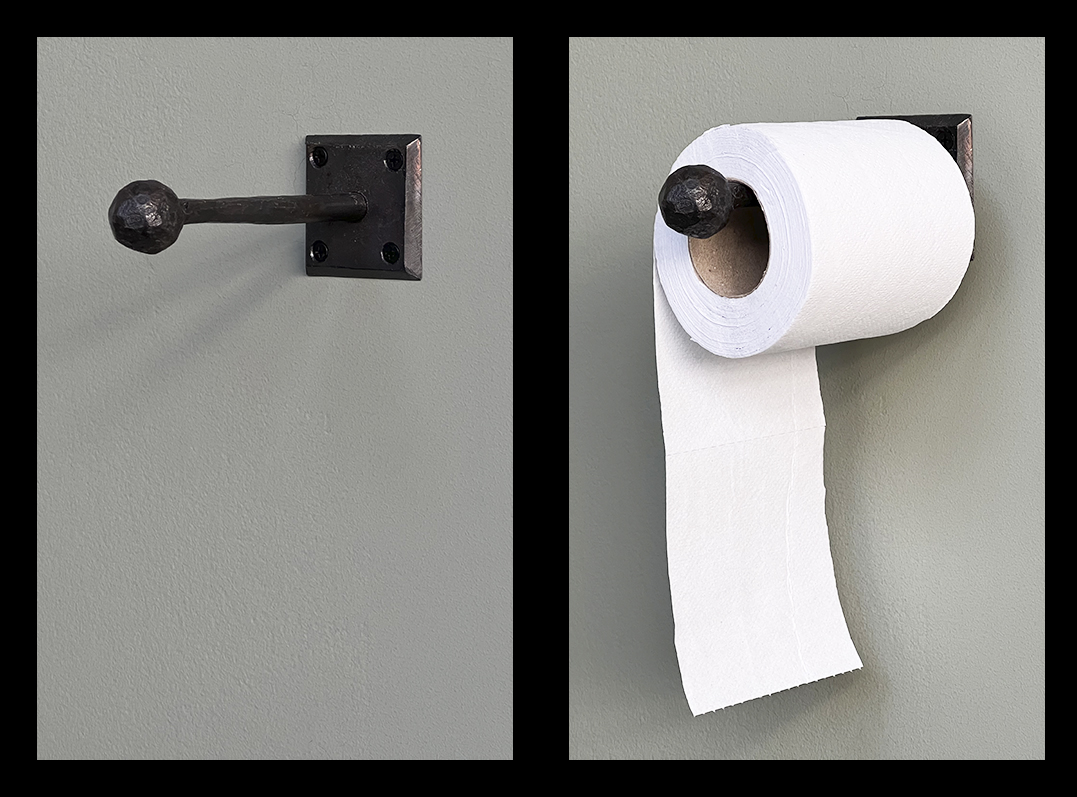 Porte Papier Toilette en Fer Forgé