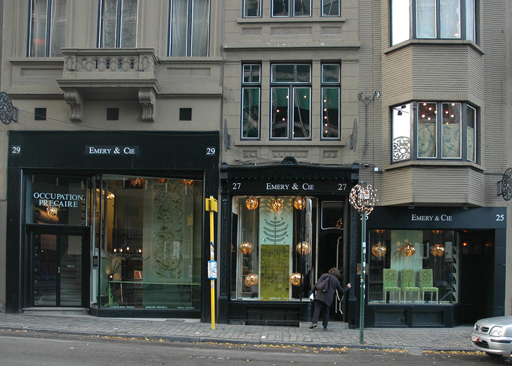 Emery&Cie à Bruxelles depuis 1993