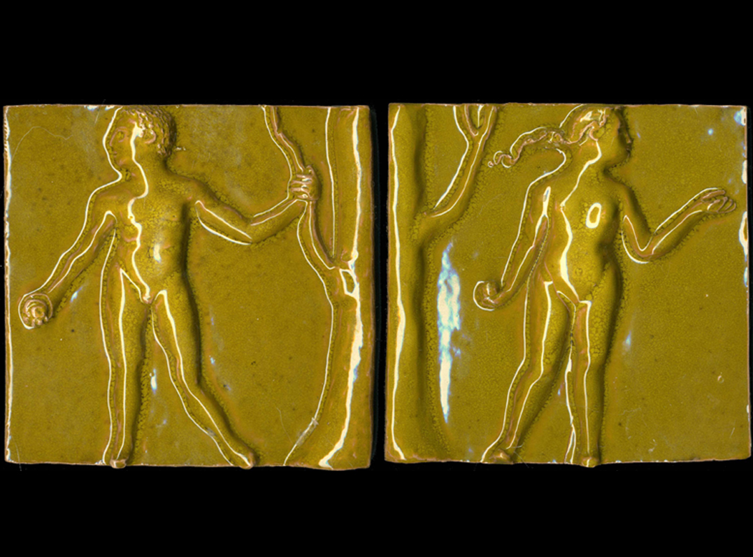 Carreaux en céramique en relief jaune Kretschmar | EMERY&Cie