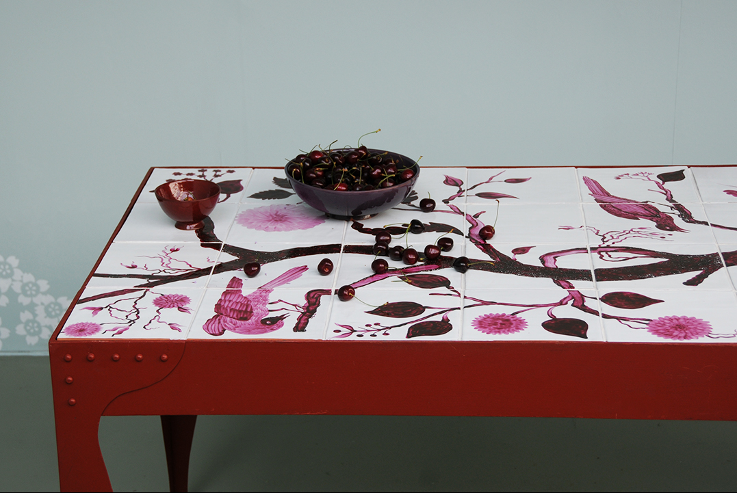 HANDPAINTED TABLE TOPS Emery & Cie